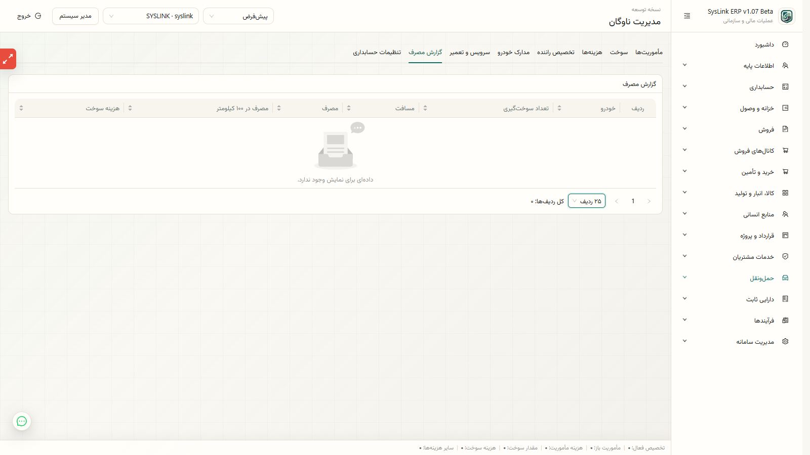 اجرای ایجاد، تأیید و تکمیل سفر ناوگان